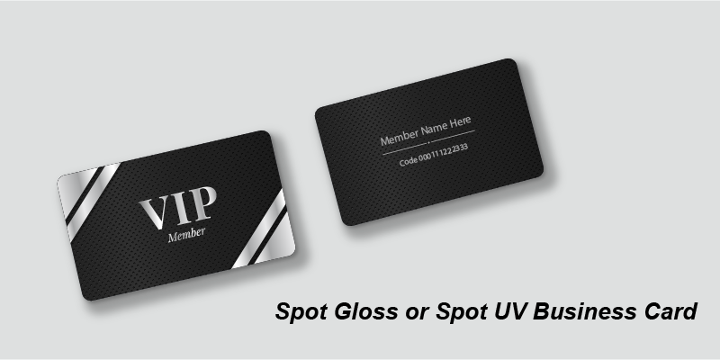 Spot Gloss or Spot UV Business Card