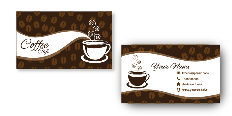 Coffee Shop Business Card