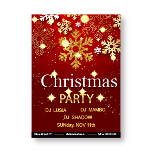 Christmas Party Invitation card 
