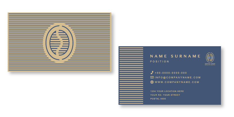 Coffee Shop Business Card