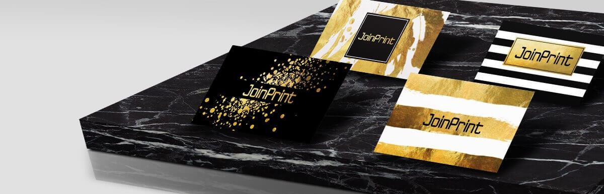 Gold Foil Business Cards 1