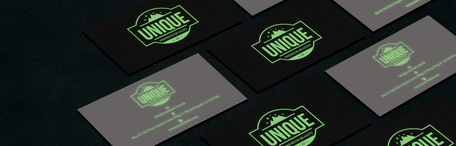 Glowing Business Cards 1
